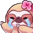 :sloth_crying_happy: Slack emoji