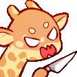 :giraffeknifeq: Slack emoji