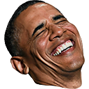 :obamalaughq: Slack emoji