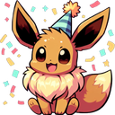 :eeveecelebrateq: Slack emoji