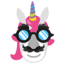 :definitely-not-a-unicorn-in-disguise: Slack emoji